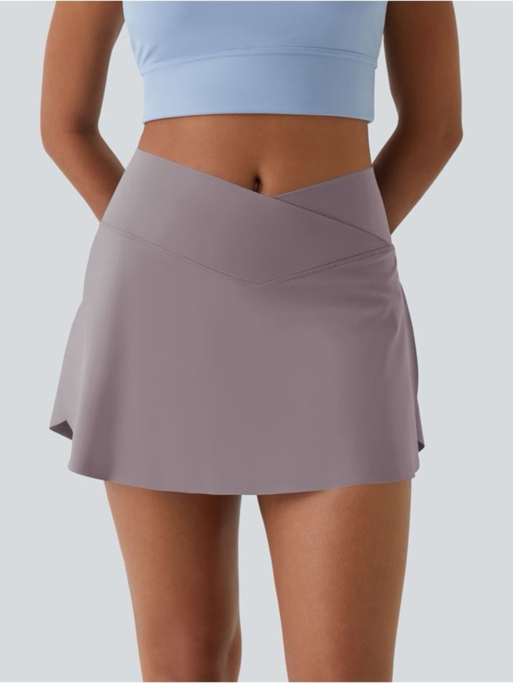 HALARA SoftlyZero Airy Cross-Front High Waist Skort